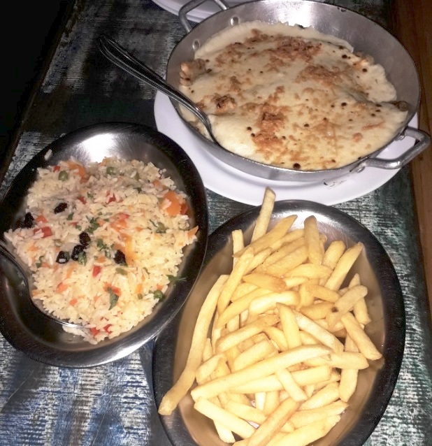 A ótima pescada com catupiry do Dona Eva (Guarujá)