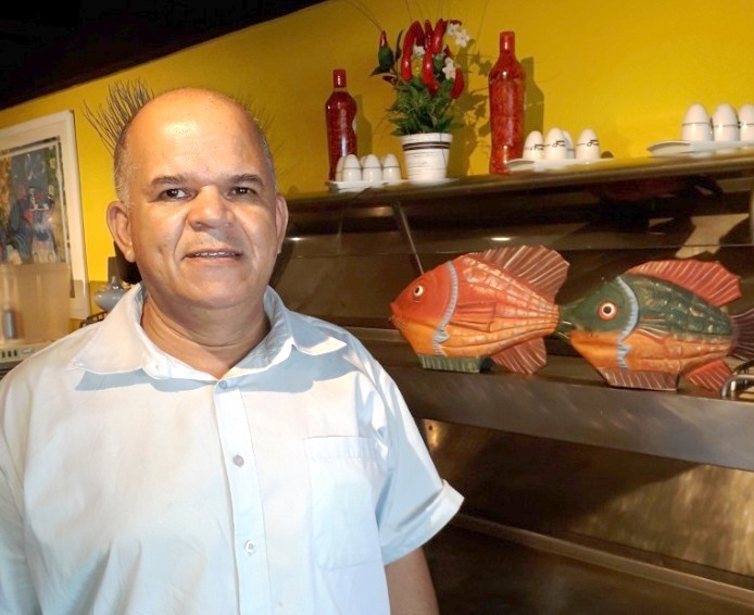 A ótima pescada com catupiry do Dona Eva (Guarujá)